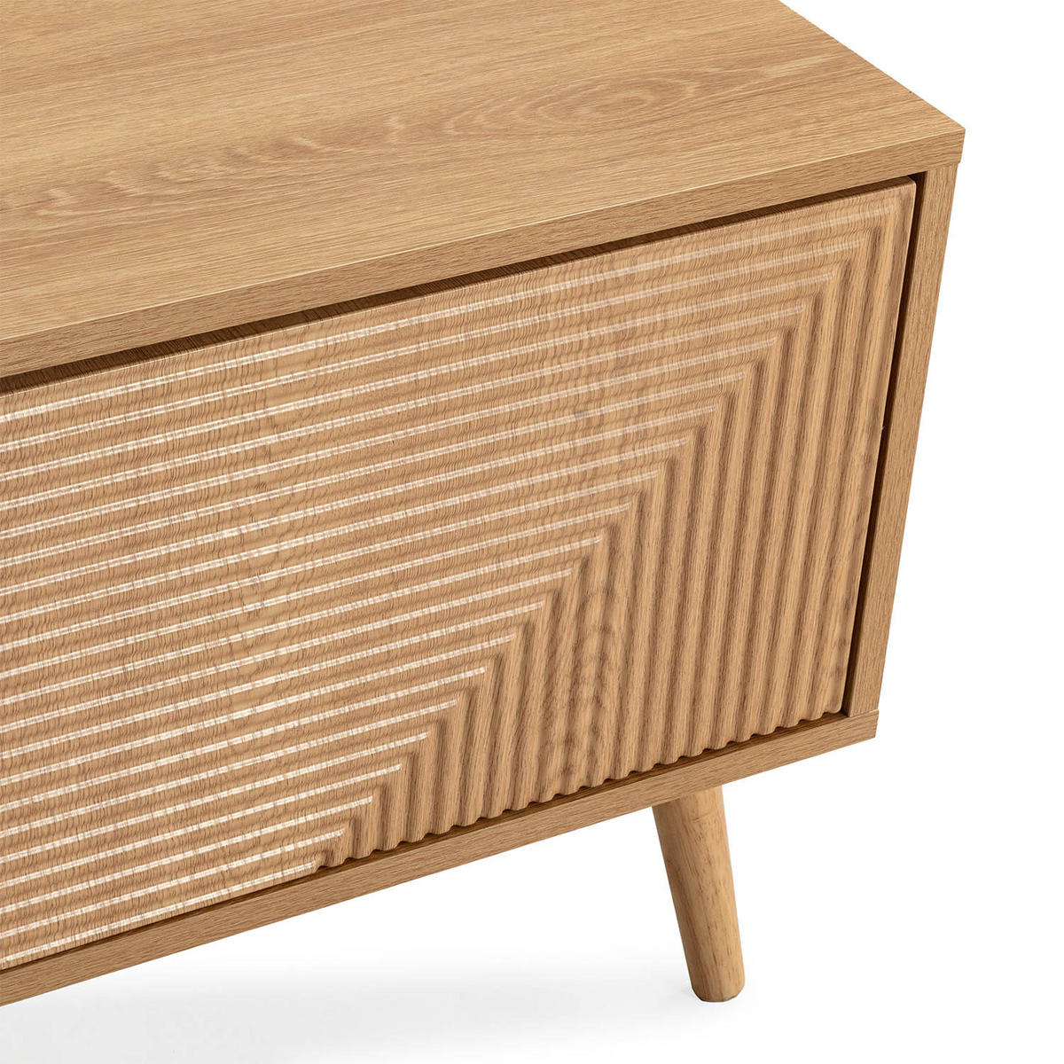TV-ELEMENT Telmo 3 türen Eichenfarbe 130 cm - Honigeiche, Holzwerkstoff (130/45/40cm) - VS Venta-stock