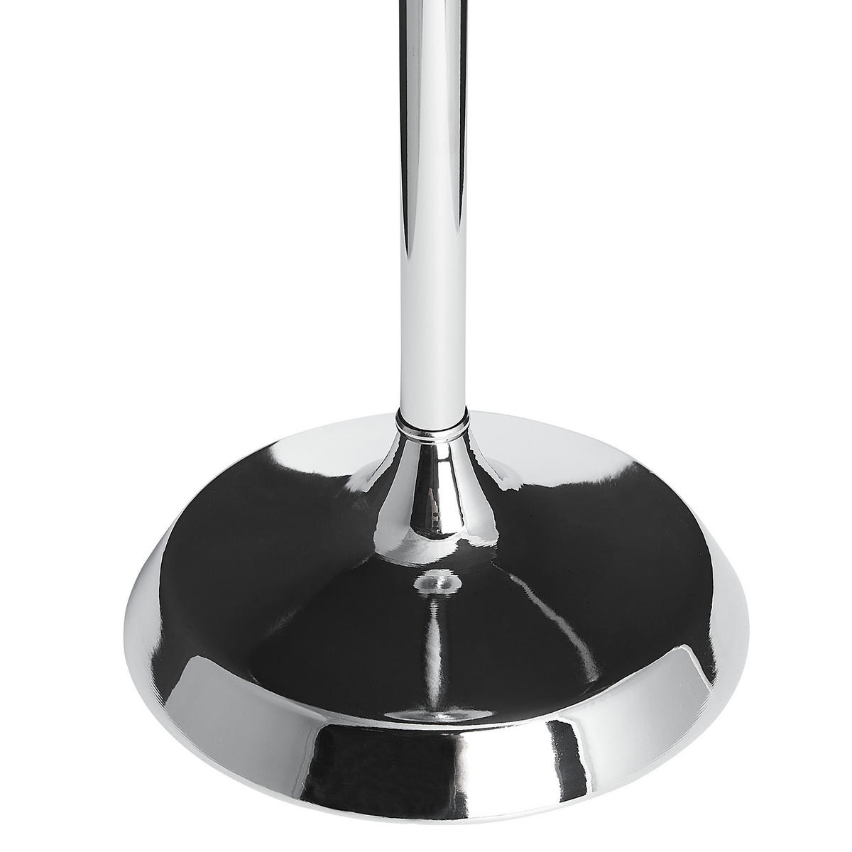KERZENSTÄNDER Silber 58 cm Cotui - Silberfarben, Glas (16/58/16cm) - Beliani