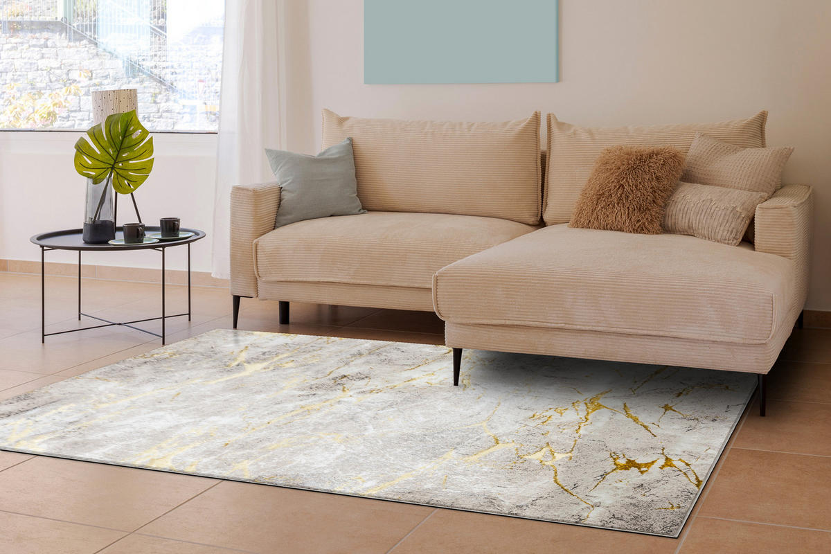 TEPPICH Bliss 120/170 cm - Beige, Textil (120/170cm) - rugsX