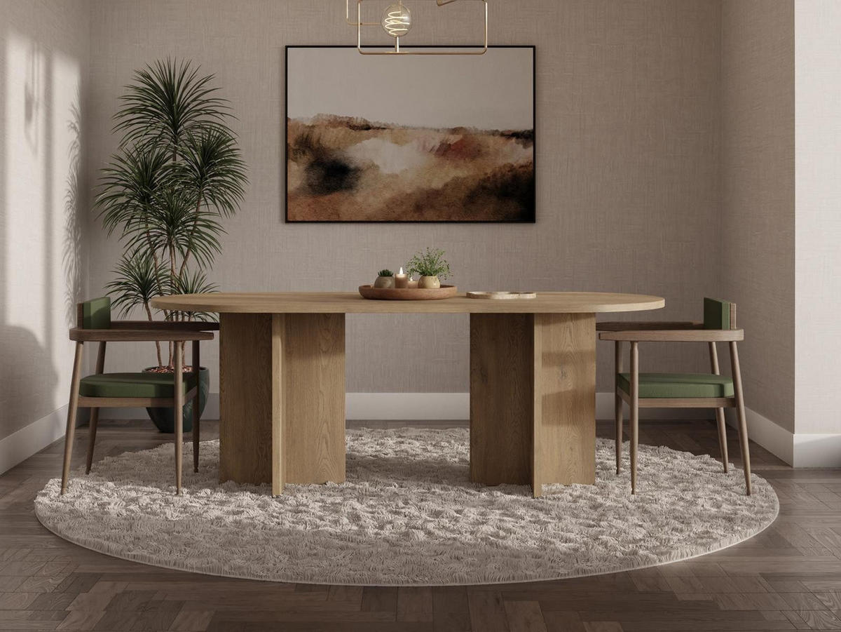 ESSTISCH Eiche Cremona SANAS - Eichefarben, Holzwerkstoff (90/204/75cm) - Compleo24