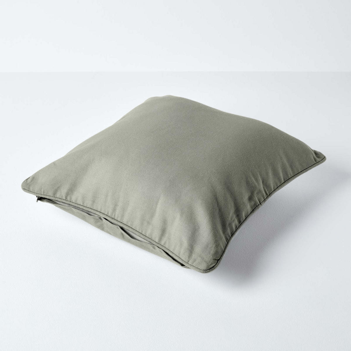 KISSENHÜLLE grau 30/30 cm, 100% Baumwolle - Grau, Textil (30/30cm) - Homescapes