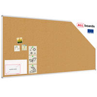 PINNWAND mit Alurahmen 200x100cm - Multicolor, Holz (200/100/1.6cm) - ALLboards