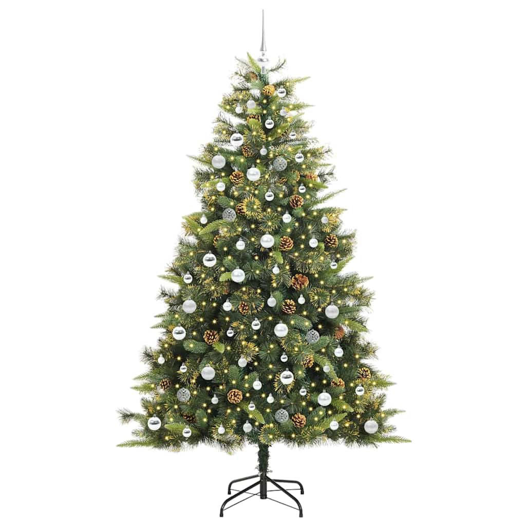 vidaXL Weihnachtsbaum Grün 210 cm