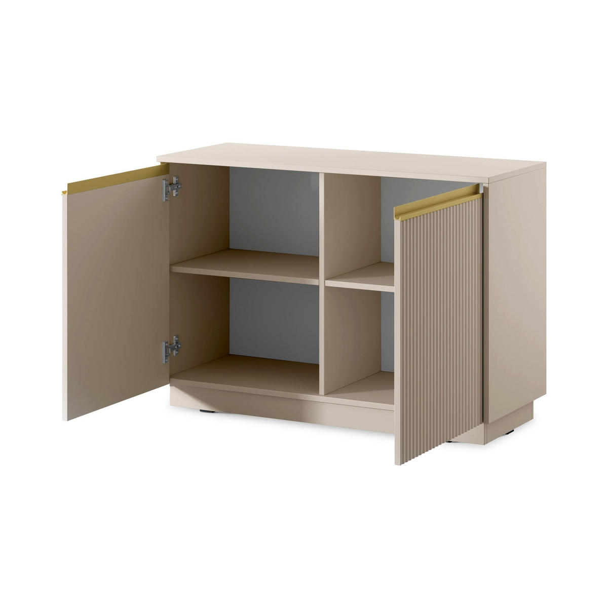 KOMMODE Westa Weiß - Weiß, Holzwerkstoff (103.5/71.4/39cm) - Pillovely