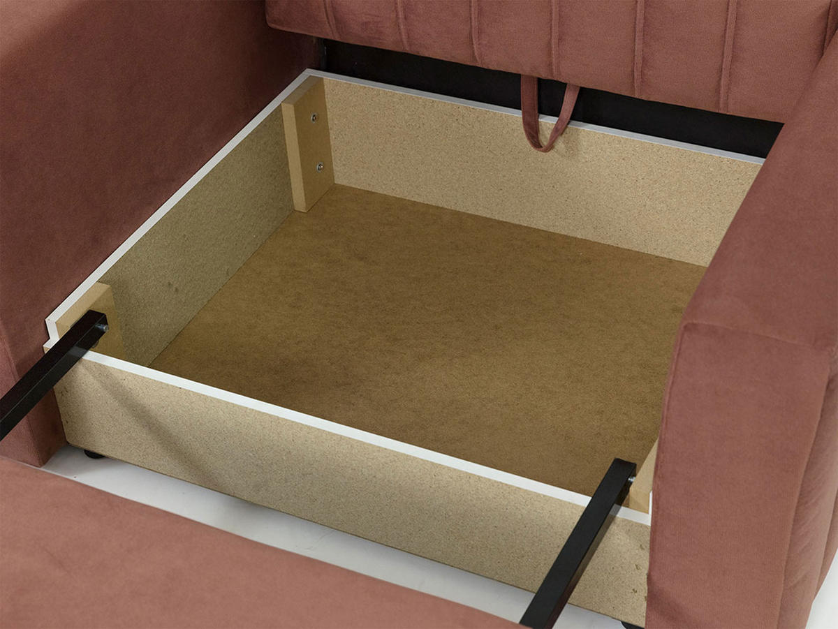SCHLAFSOFA Viva Glam I - Graphitfarben/Naturfarben, Holz/Kunststoff (115/85/98cm) - MIRJAN24