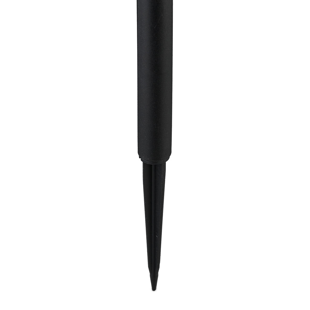 SOLARLAMPEN Set - Schwarz, Kunststoff (10/10/42.5cm) - Relaxdays