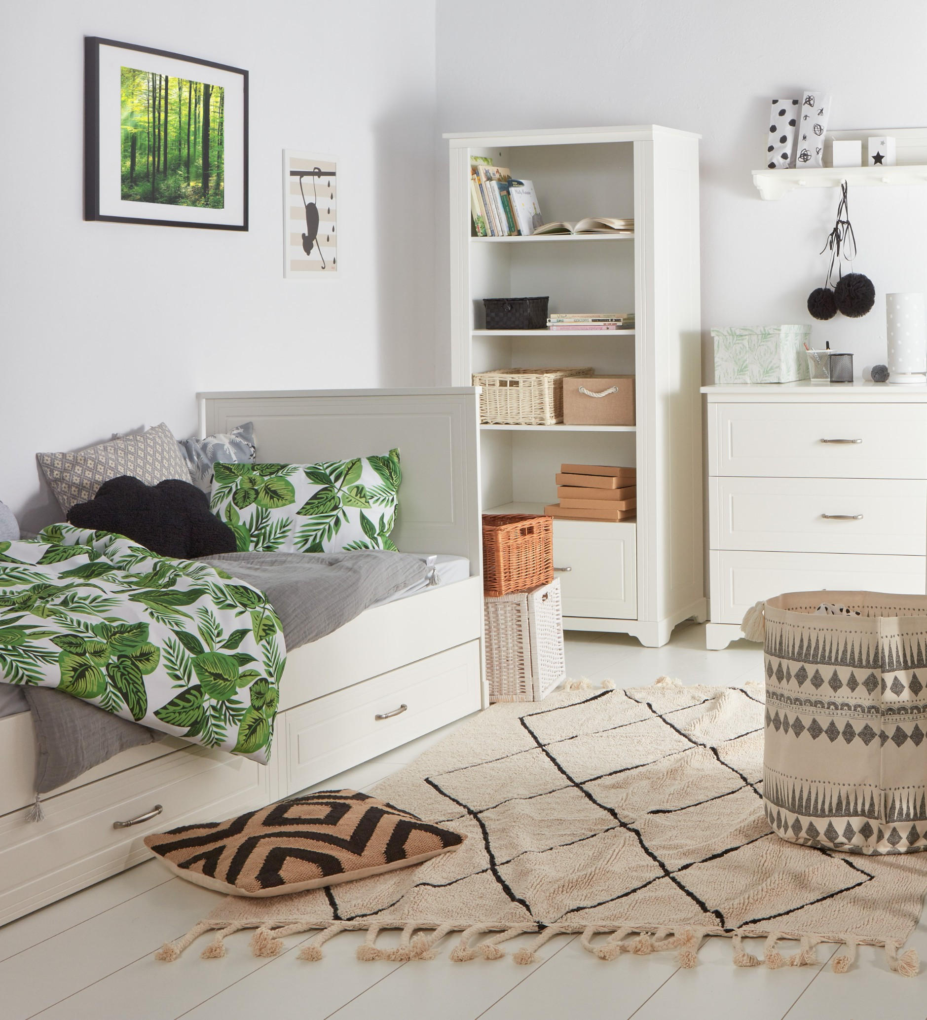 KINDERREGAL Melody - Weiß, Holzwerkstoff (81/180/48cm) - RAUMHIRSCH FURNITURE