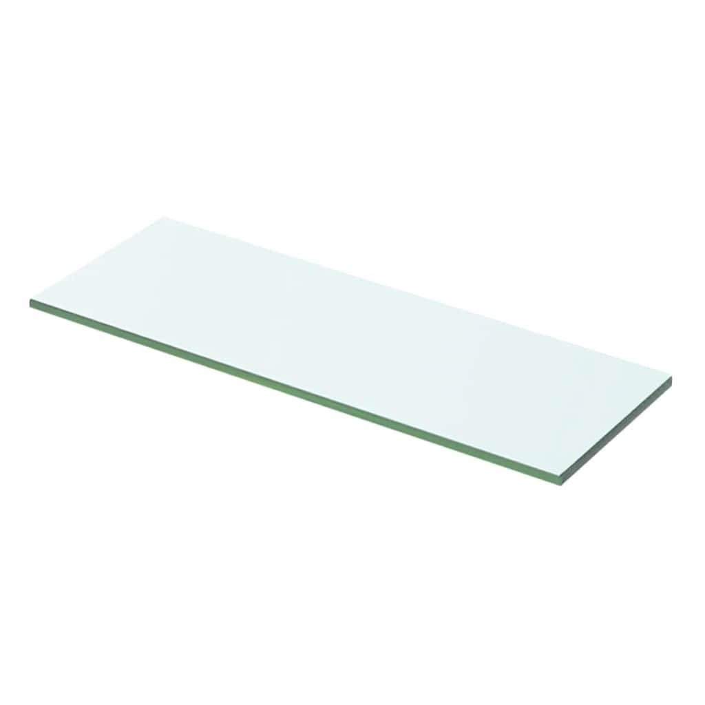 REGALBODEN Glas Transparent 50/12 Cm - Transparent, Glas (12/0.8/50cm) - vidaXL