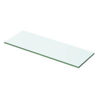 REGALBODEN Glas Transparent 50/12 Cm - Transparent, Glas (12/0.8/50cm) - vidaXL