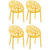 STUHL Holle - 2er Set gelb - Gelb, Kunststoff (59/60/80cm) - TPFLiving