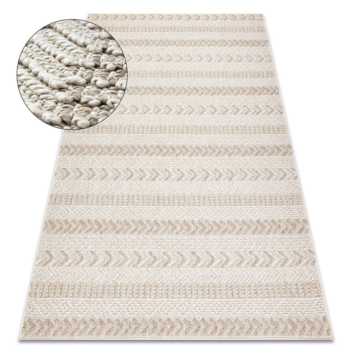 TEPPICH Origi 240/330 cm - Beige, Textil (240/330cm) - rugsX