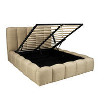 KASTENBETT NEST mit Lattenrost / 140x190 cm - Beige - Beige, Holzwerkstoff (140/190cm) - Weber Industries