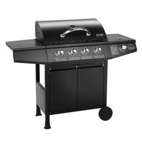 GASGRILL BASIC 4+1 - Schwarz, Metall (126/103/50cm) - TAINO