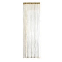 FADENGARDINE Shanghai HxB 230x100 cm Sand Lurex - Sandfarben, Textil (100/230cm) - Gardinenbox