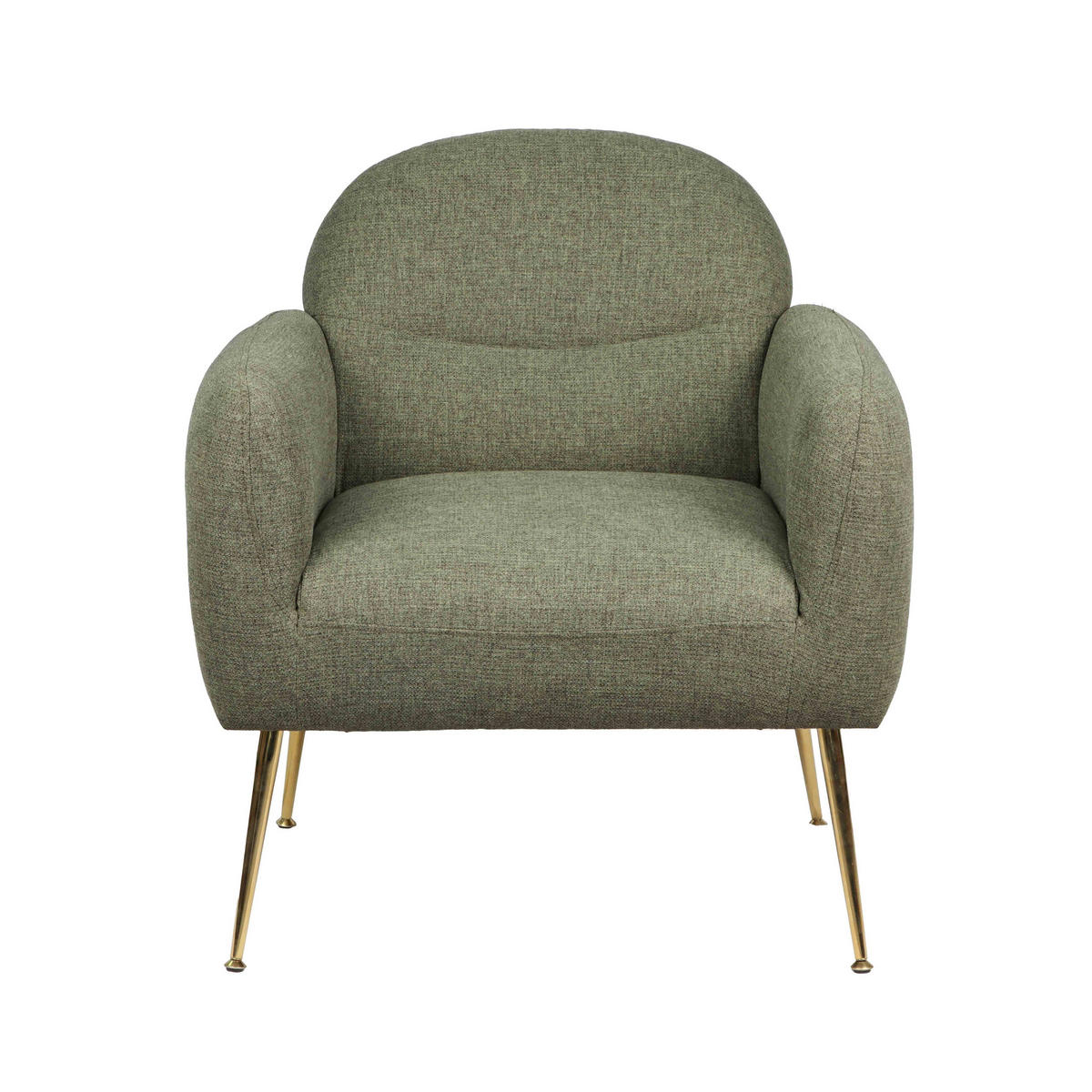RELAXSESSEL, Dunkelgrün - Grün, Textil (73/81/68cm) - Oviala