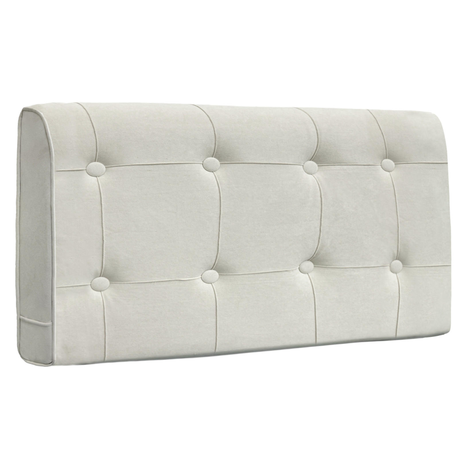 KOPFTEIL Rautengitter Wildlederimitat 60*100cm - Beige/Grau, Textil (10/60/100cm) - Vercart