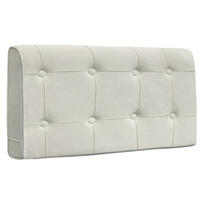KOPFTEIL Rautengitter Wildlederimitat 60*100cm - Beige/Grau, Textil (10/60/100cm) - Vercart