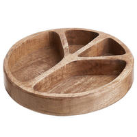 SNACKSCHALE Peace 22 cm - Braun, Holz (22/22/5cm) - Butlers