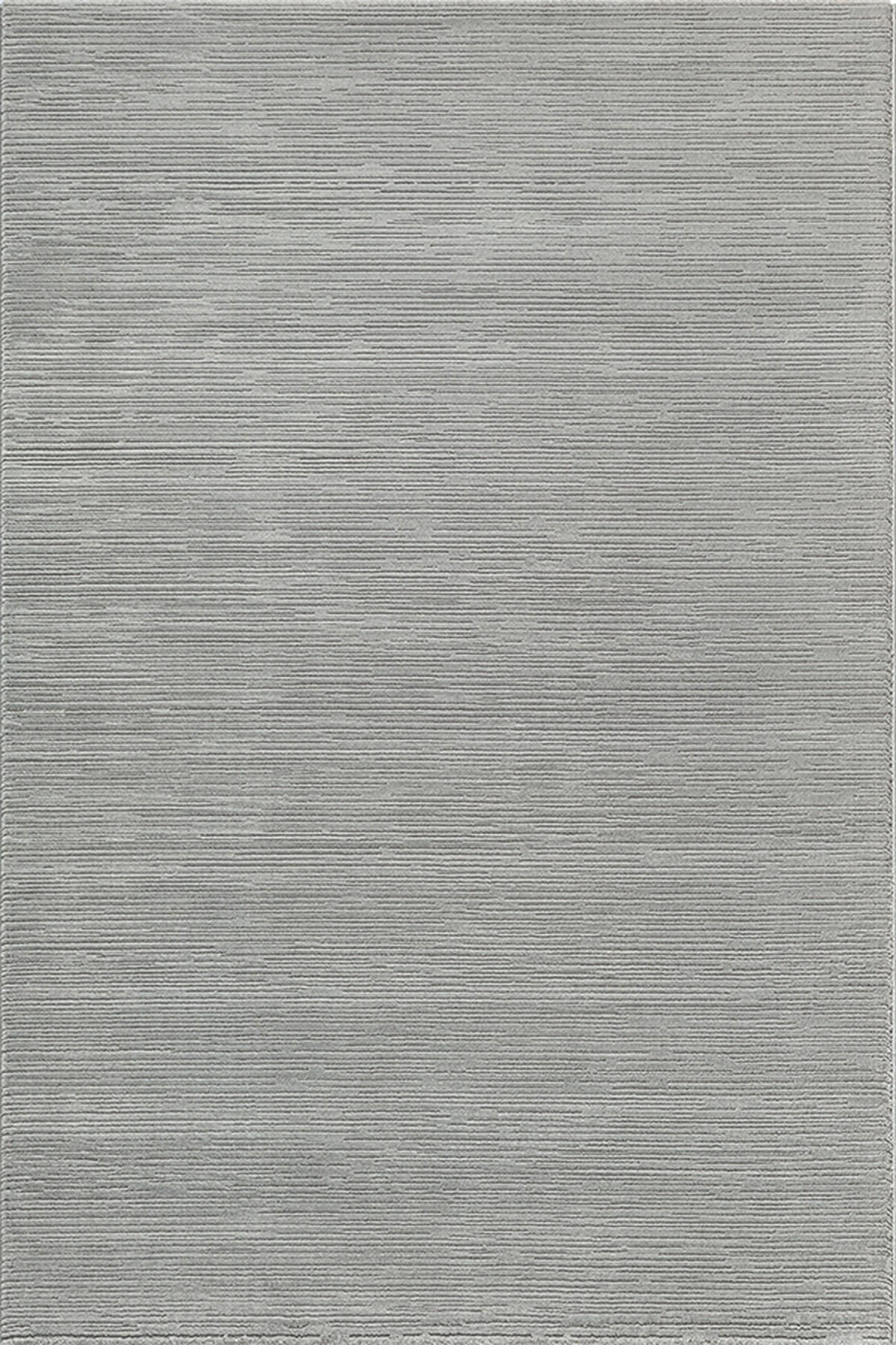 TEPPICH Kurzflor KASOS Waschbar Gestreift Polyester Grau 80 x 150 cm - Grau, Textil (80/150cm) - KADIMA DESIGN