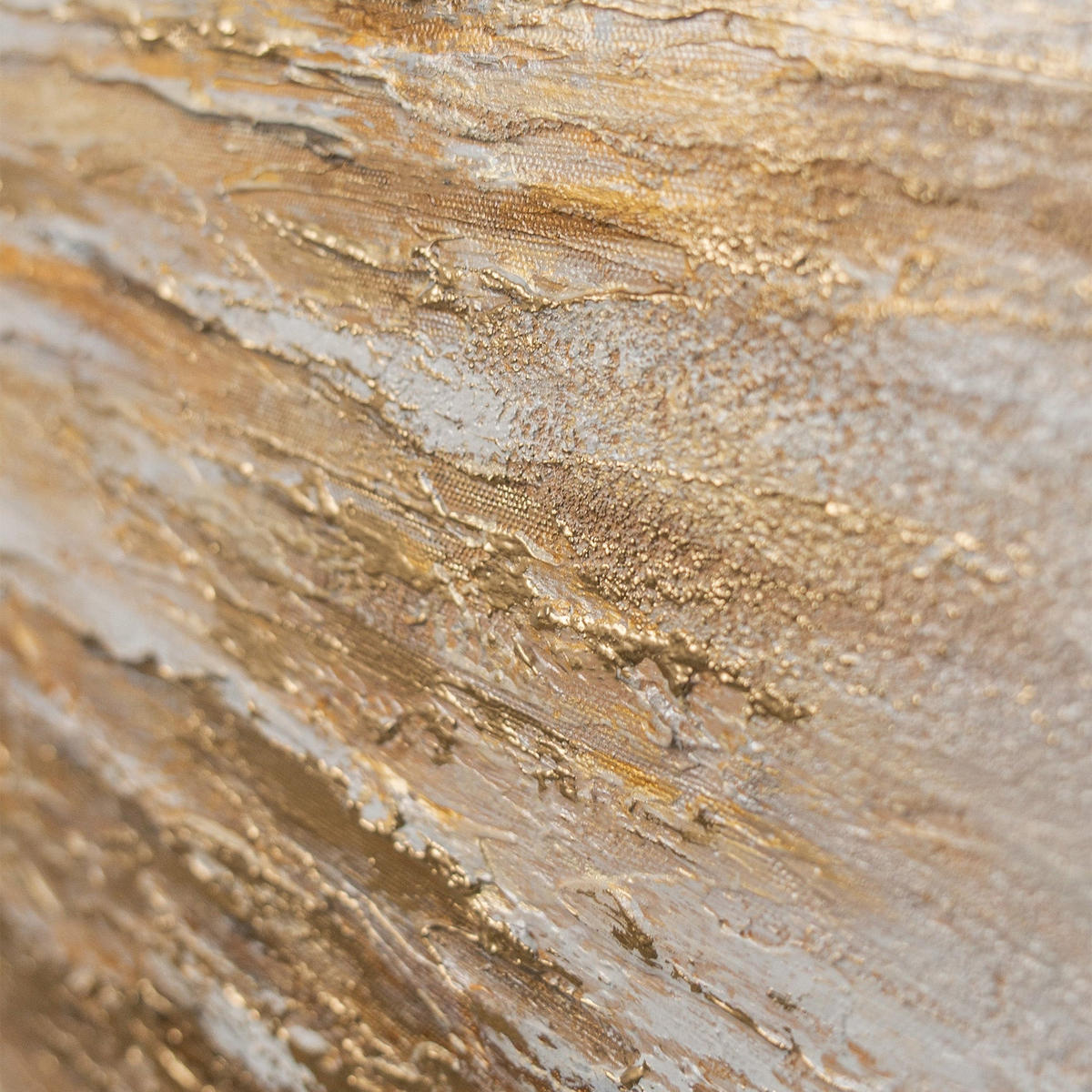 GEMÄLDE Meersegel Schattenfugenrahmen Gold 70x50 cm - Goldfarben, Holz (70/50cm) - YS-art gallery