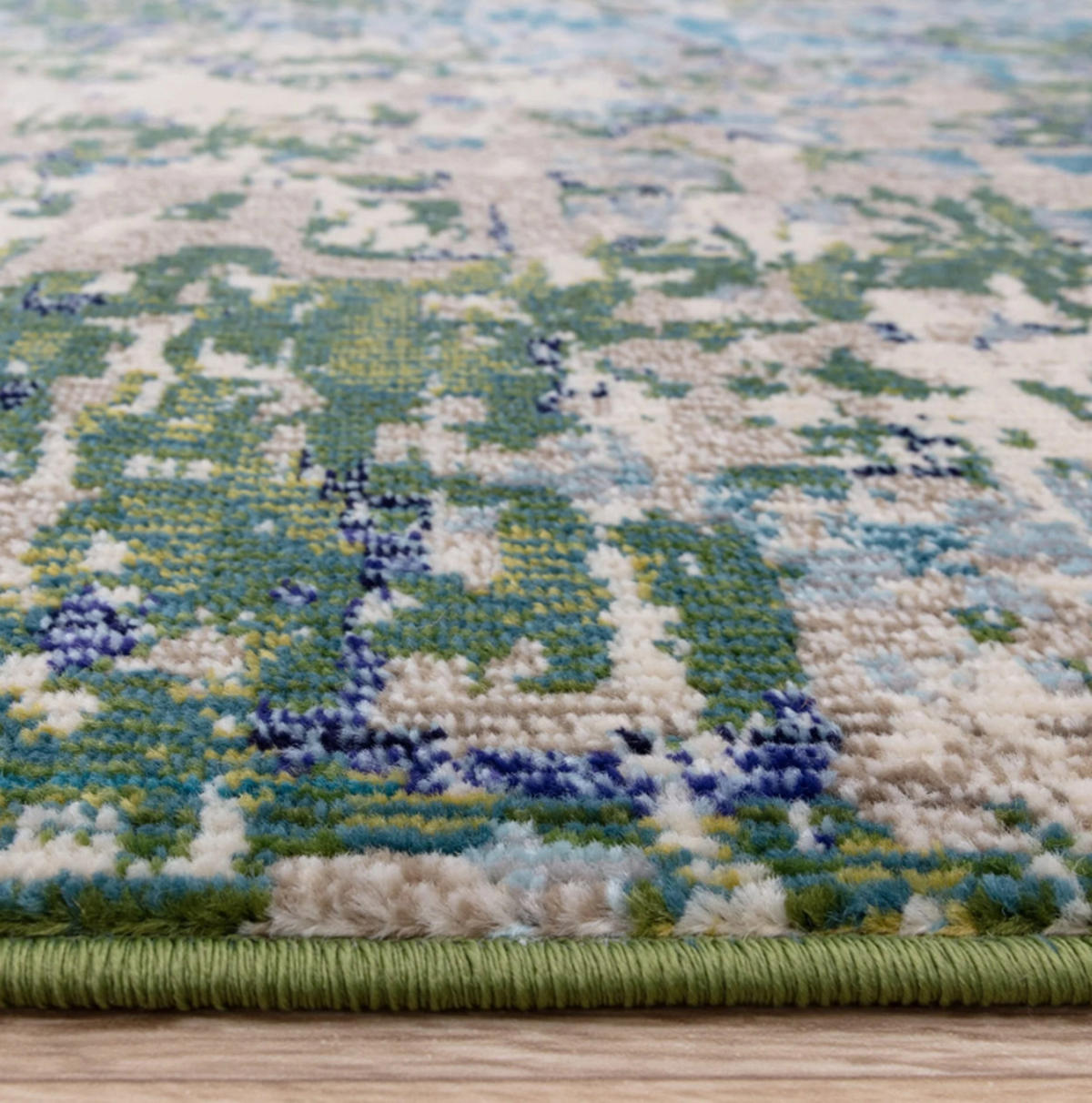 TEPPICH modern Flachgewebe BOSCAGE Grün 160 x 230 cm - Grün, Textil (160/230cm) - Novatrend