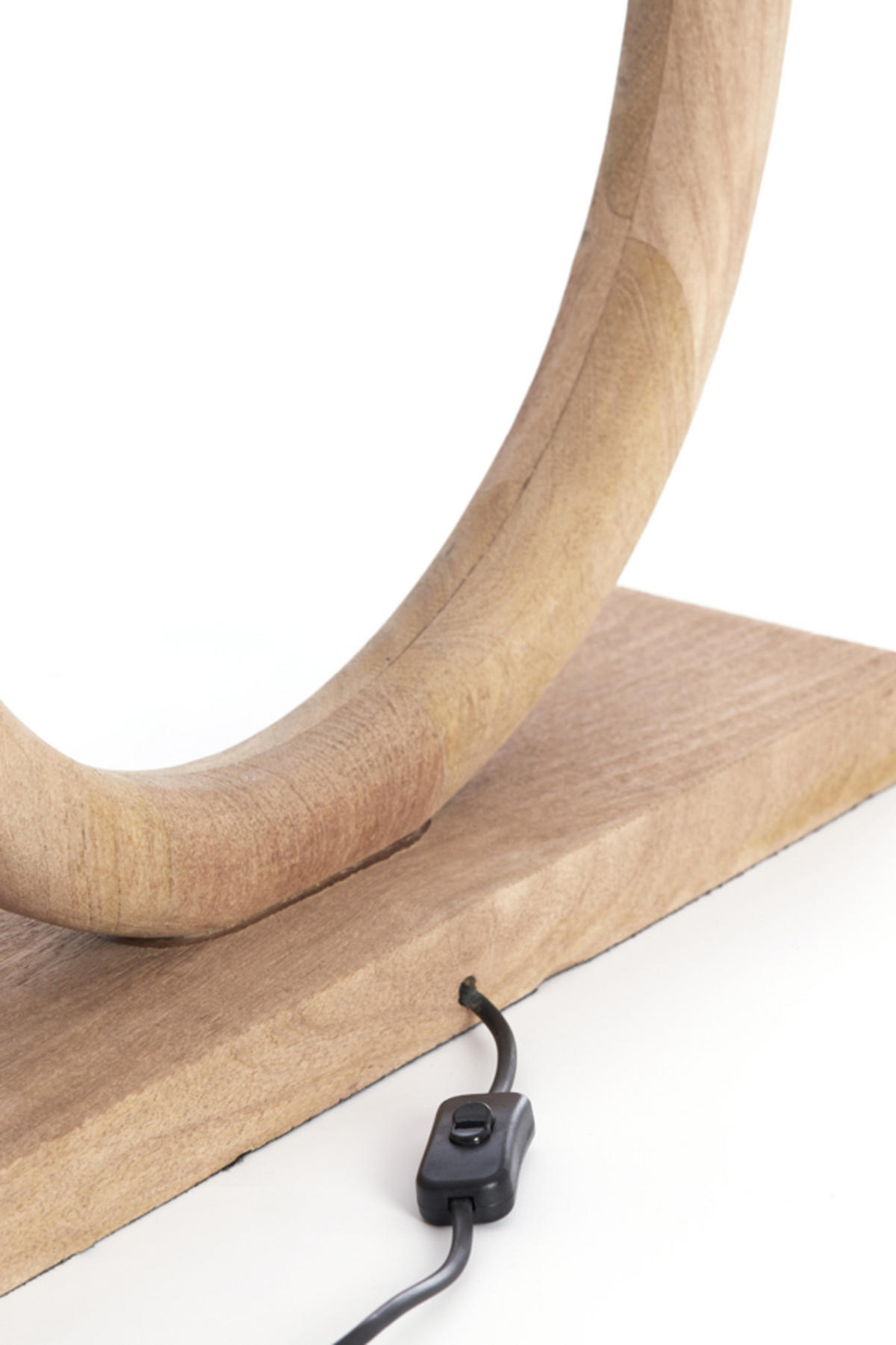 LAMPENFUSS Nubia Braun 41/13/44 cm - Braun, Holz (41/13/44cm) - Light & Living