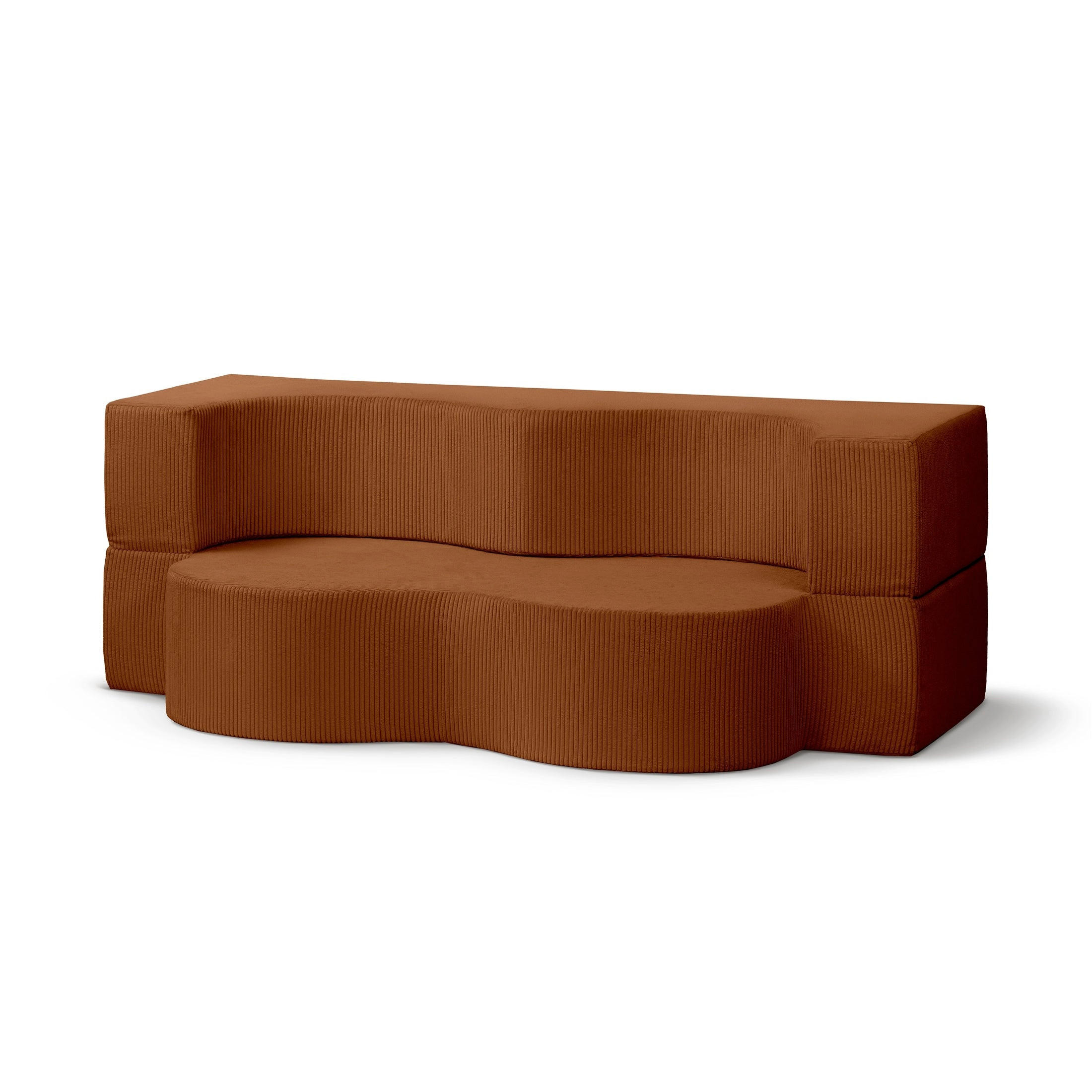 SOFA Kamelia Dunkelbraun - Dunkelbraun, Textil (200/70/100cm) - Pillovely