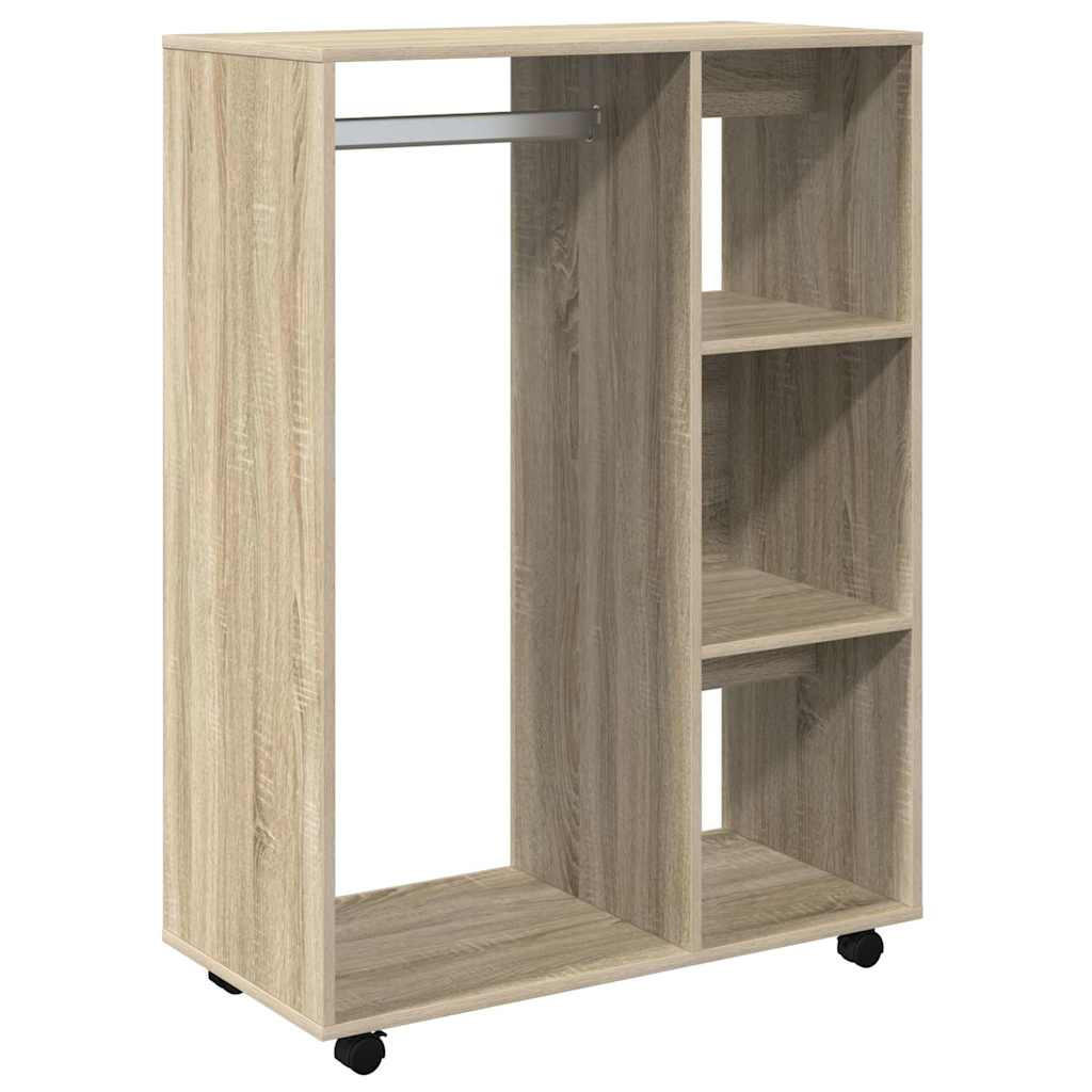 KLEIDERSCHRANK Sonoma-Eiche 80/40/110 Cm Holzwerkstoff - Alteiche, Holzwerkstoff (40/110/80cm) - vidaXL