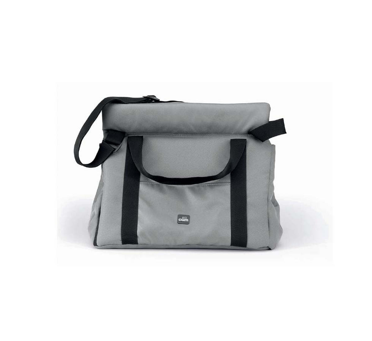WICKELTASCHE Travelling inklusive Wickelauflage - Grau, Kunststoff (45/37/37cm) - Cam il Mondo del Bambino S.p.A.