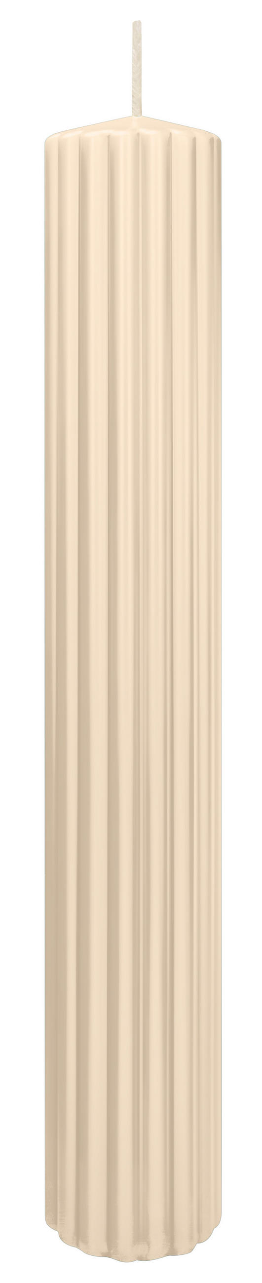 Wiedemann Kerzen Rillen Creme 8x15x15 cm
