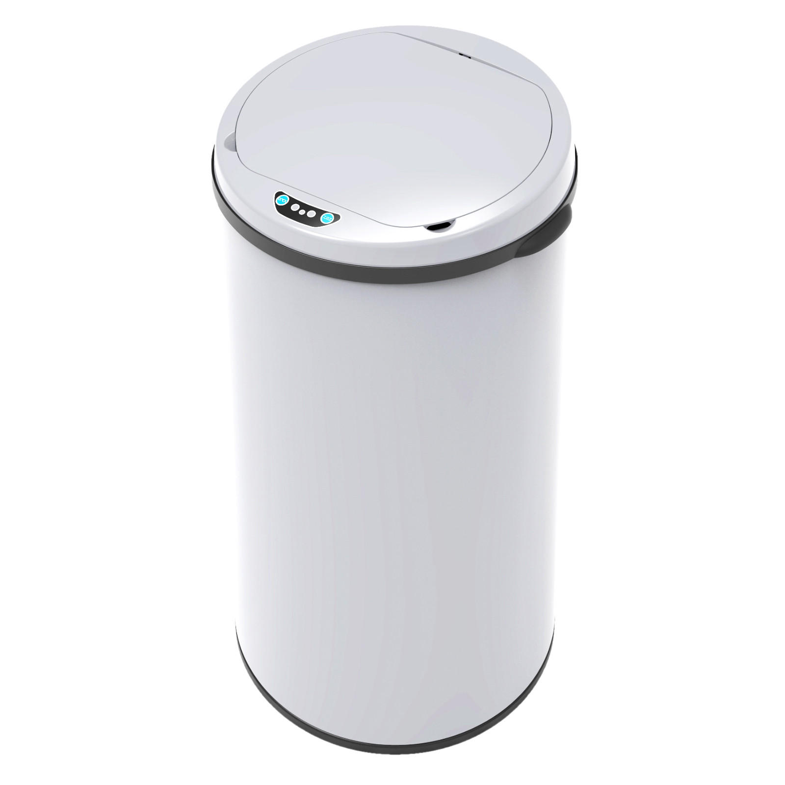 SENSORMÜLLEIMER 42L - Weiß, Metall (32/67/32cm) - SVITA