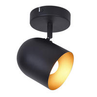 STRAHLER Gera 1-flammig 10/10/21 cm - Schwarz, Metall (10/10/21cm) - Nettlife