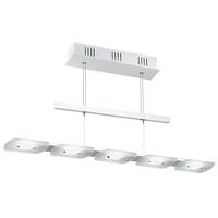 LED HÄNGELEUCHTE TIGHT Weiß Aluminium Stahl - Weiß, Glas (89/10/110cm)