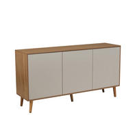 SIDEBOARD NORWAY / Weiß und Eiche Farbe - Multicolor, Holzwerkstoff (41/81/154cm) - Weber Industries