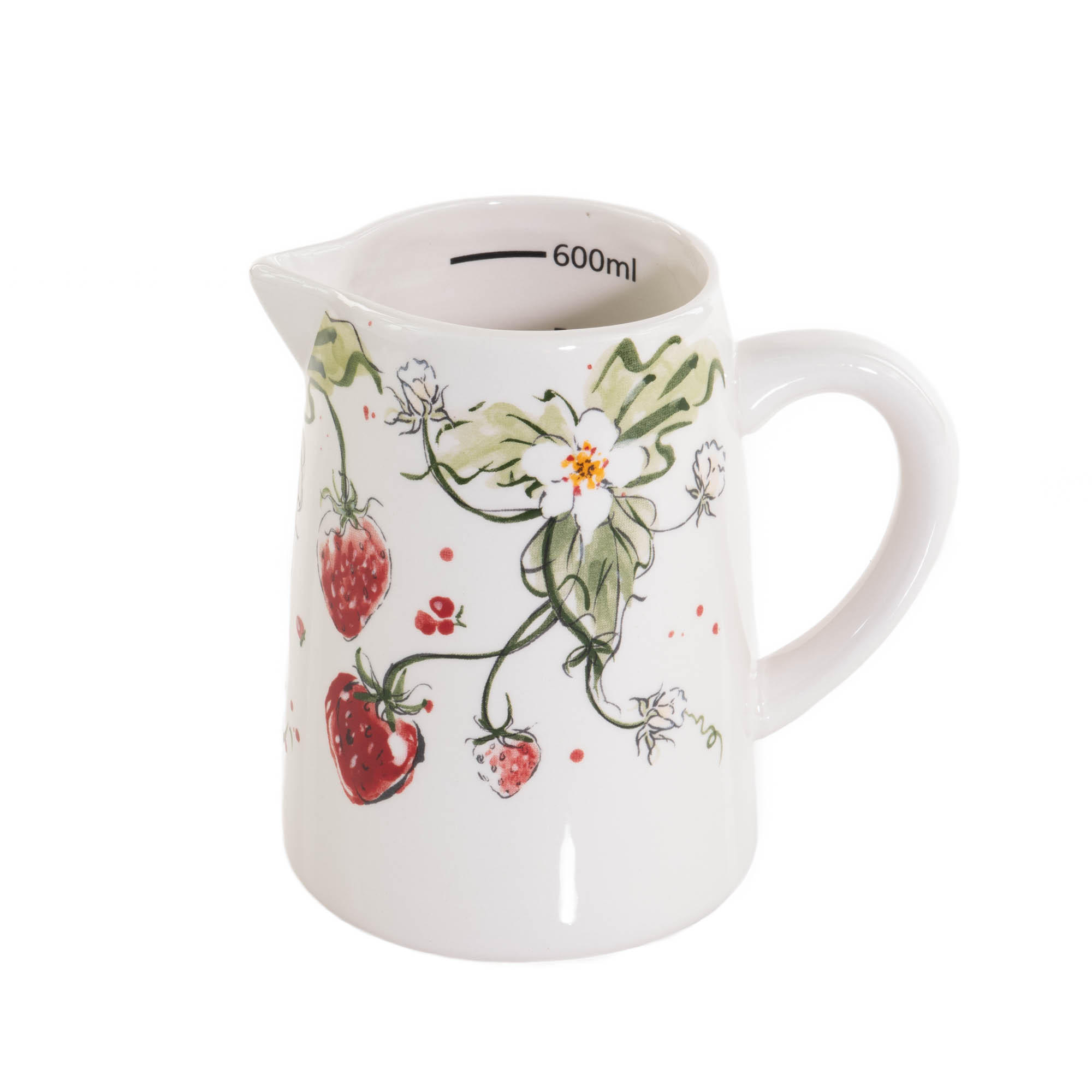 KRUG Keramik Strawberry 500 ml - Rot, Keramik (15L) - Boltze Home