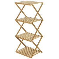 BAMBUSREGAL 40/45/75 cm - Braun, Naturmaterialien (33.5/93.5/40cm)