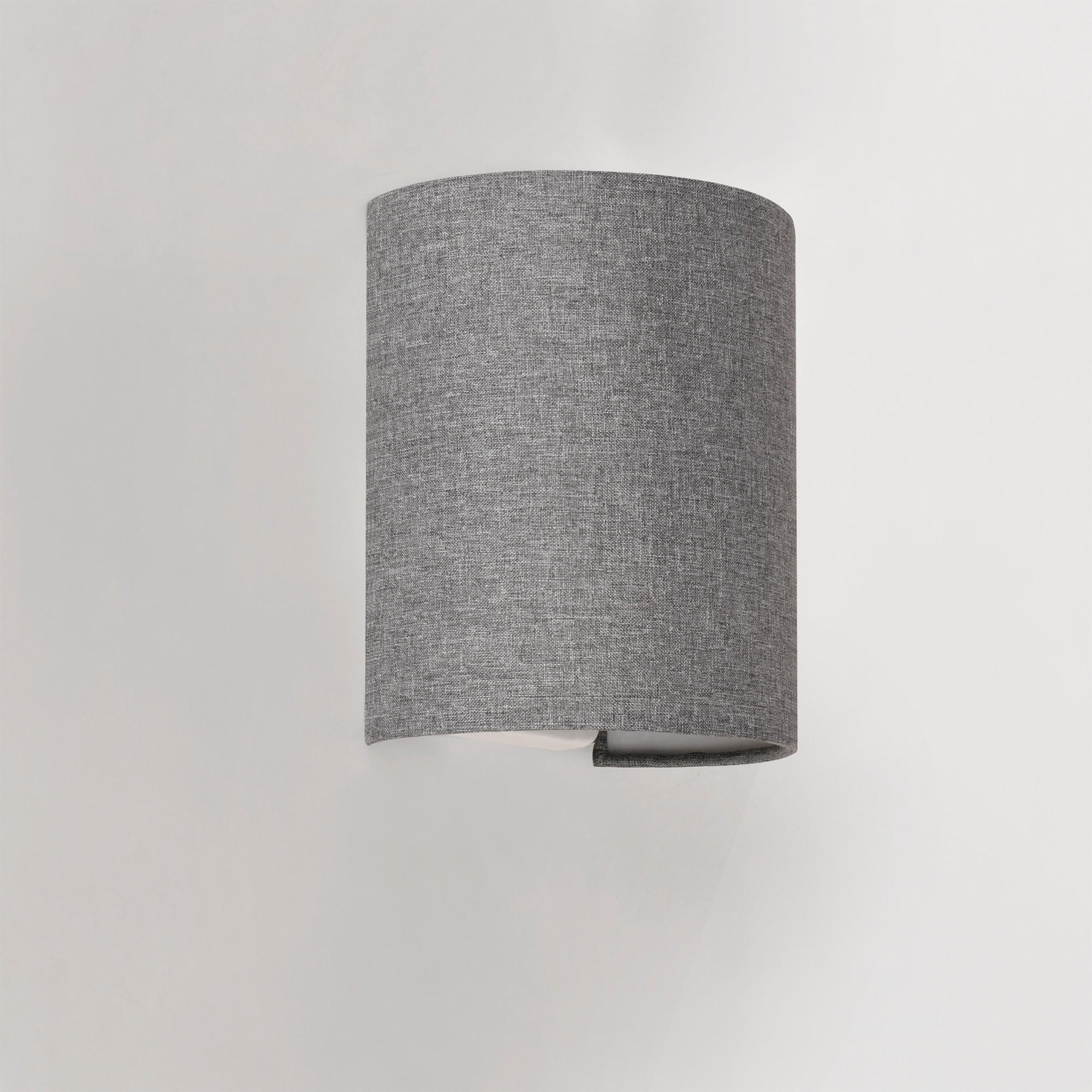 WANDLEUCHTE-SET 3 TLG. - Grau, Textil (17.5/20cm) - lux.pro