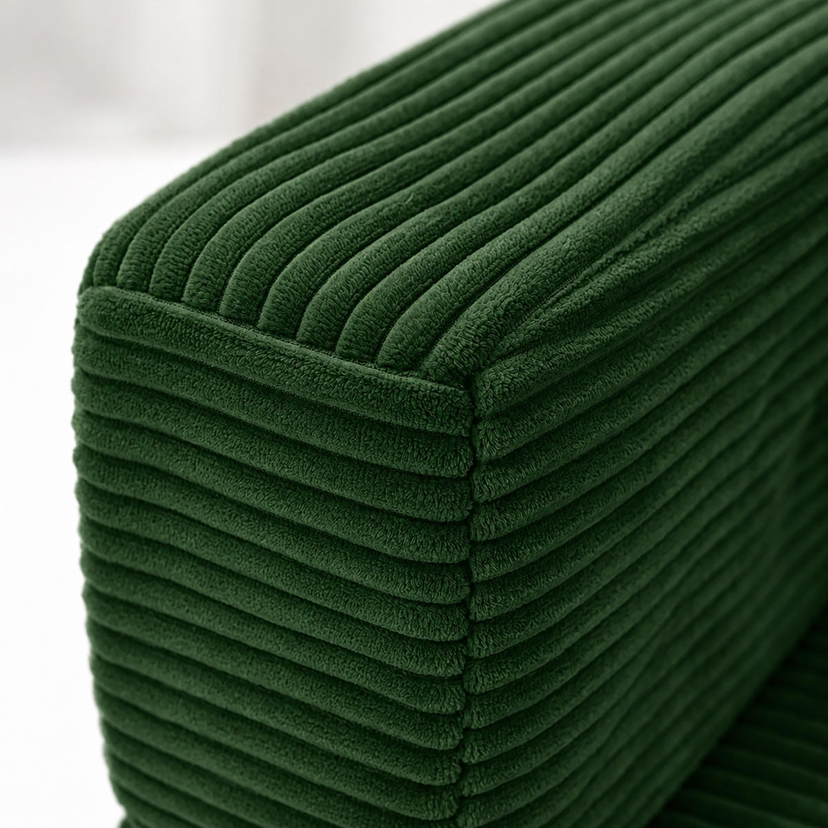 KINDERSOFA Grün modular - Dunkelgrün, Kunststoff/Textil (108/32/50cm) - Relaxdays