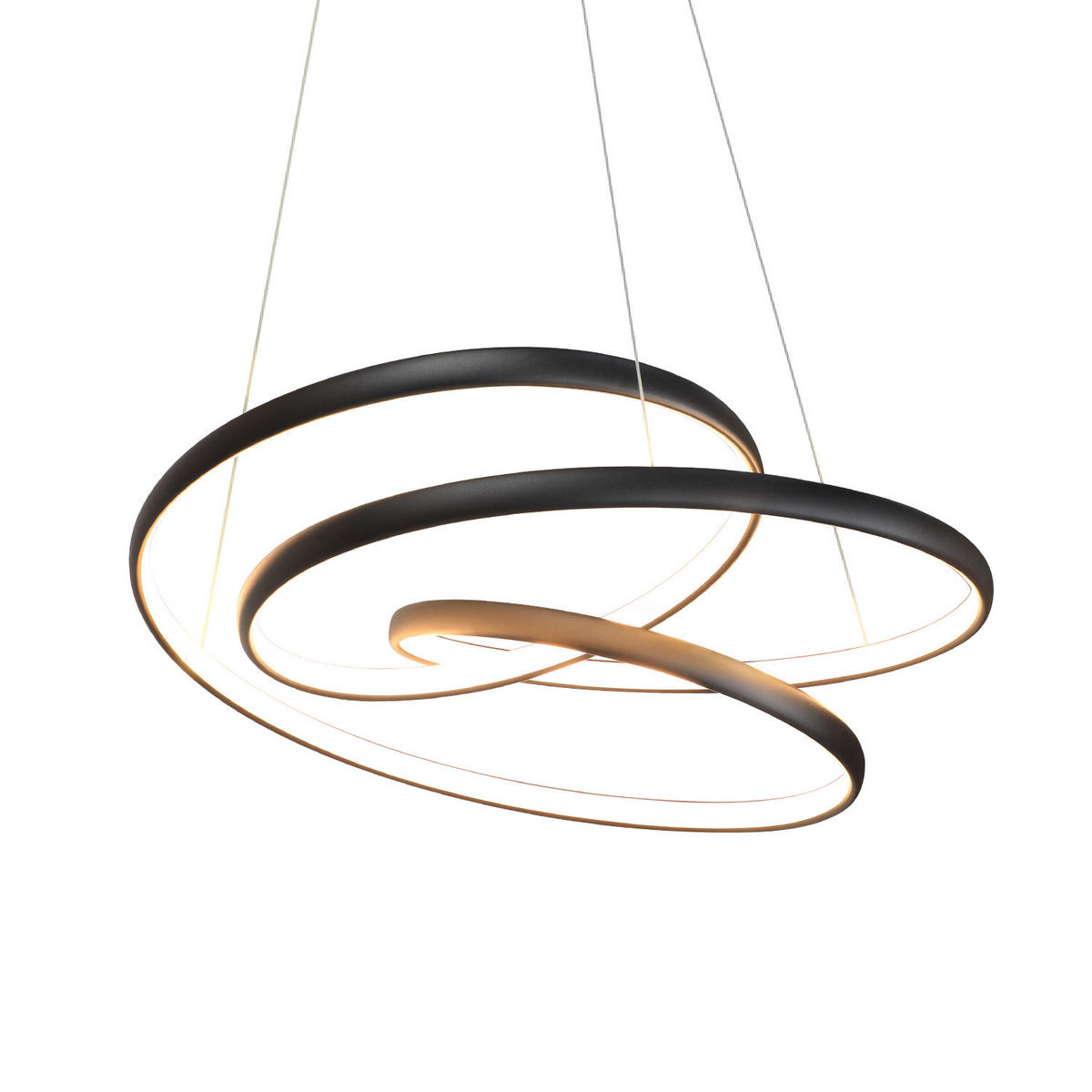 HÄNGELEUCHTE Sonne 50/50/5 cm - Schwarz, Metall (50/50/5cm) - Nettlife