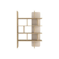 REGAL - 121.8 cm x 41.6 cm - holz - beige, naturfarben hell Minalva - Beige/Naturfarben, Holz (121.8/180/41.6cm) - Vente-Unique