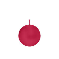 KUGELKERZEN Magenta Ø 80 mm, 6 Stück - Magenta, Paraffin (8/8/8cm) - Wiedemann Kerzen