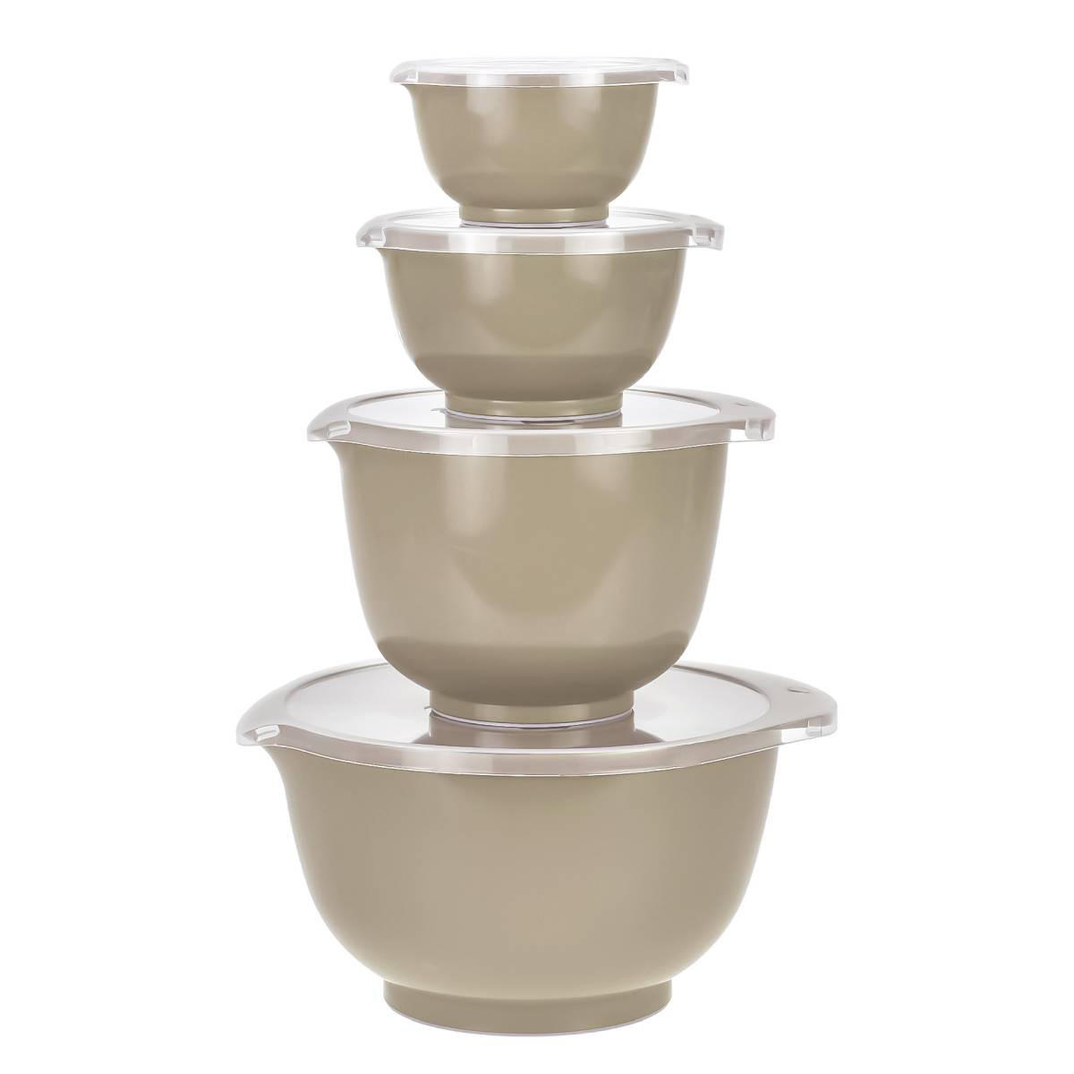 RÜHRSCHÜSSEL-SET Margrethe New beige (4tlg) - Beige, Kunststoff (21/15cm) - Rosti