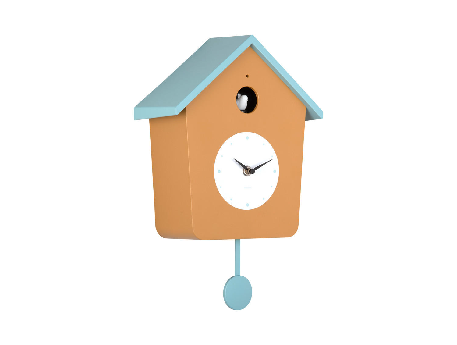 WANDUHR Cuckoo 23/10/26 cm - Gelb, Kunststoff (10/26/23cm) - Karlsson