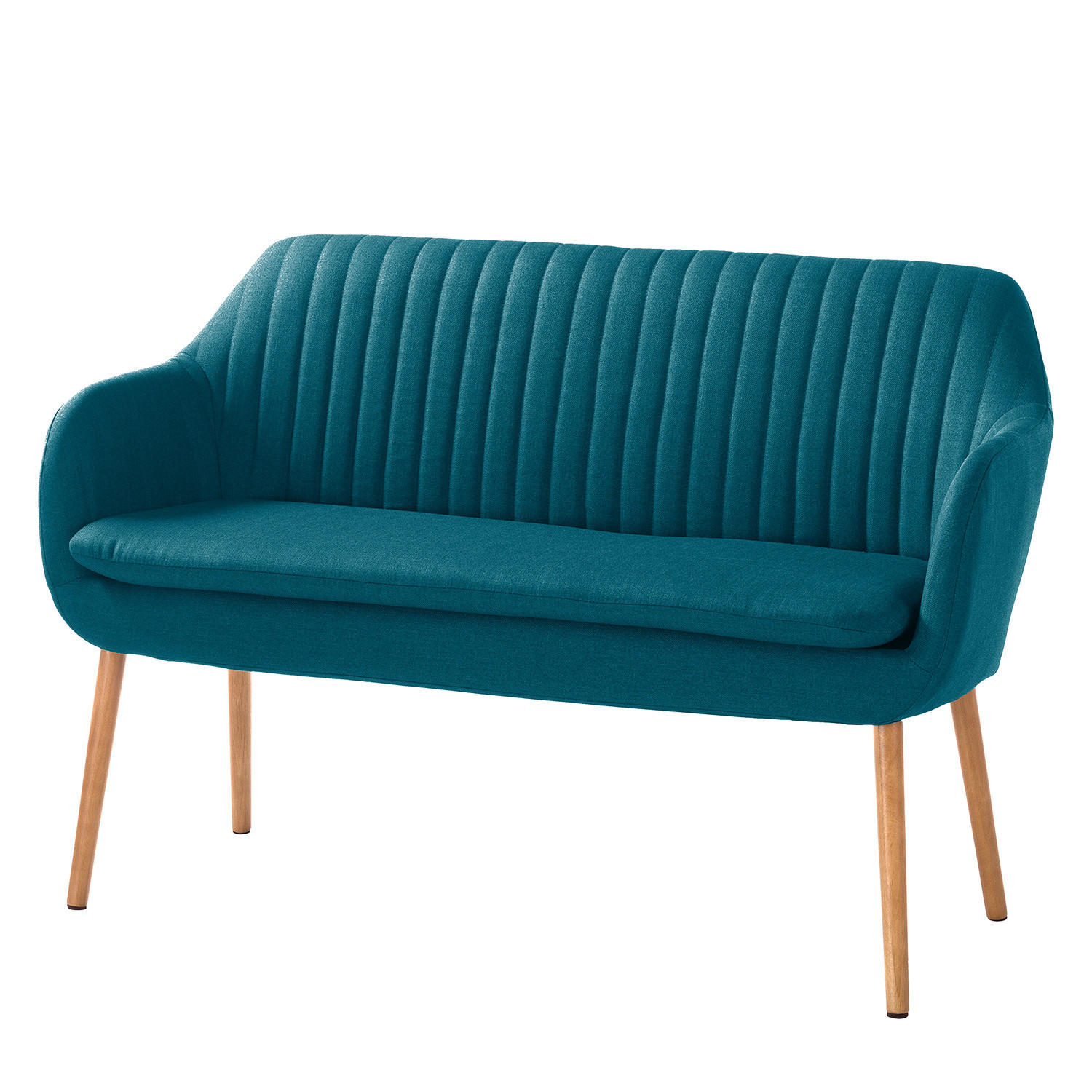 KÜCHENSOFA - Petrol, Eichenholz/Holz (130/85/62cm) - home24