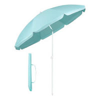 SONNENSCHIRM 200 cm Grün UV50+ Strandschirm Garten Balkon Terrasse - Hellgrün, Textil/Metall (200/200cm) - Resch