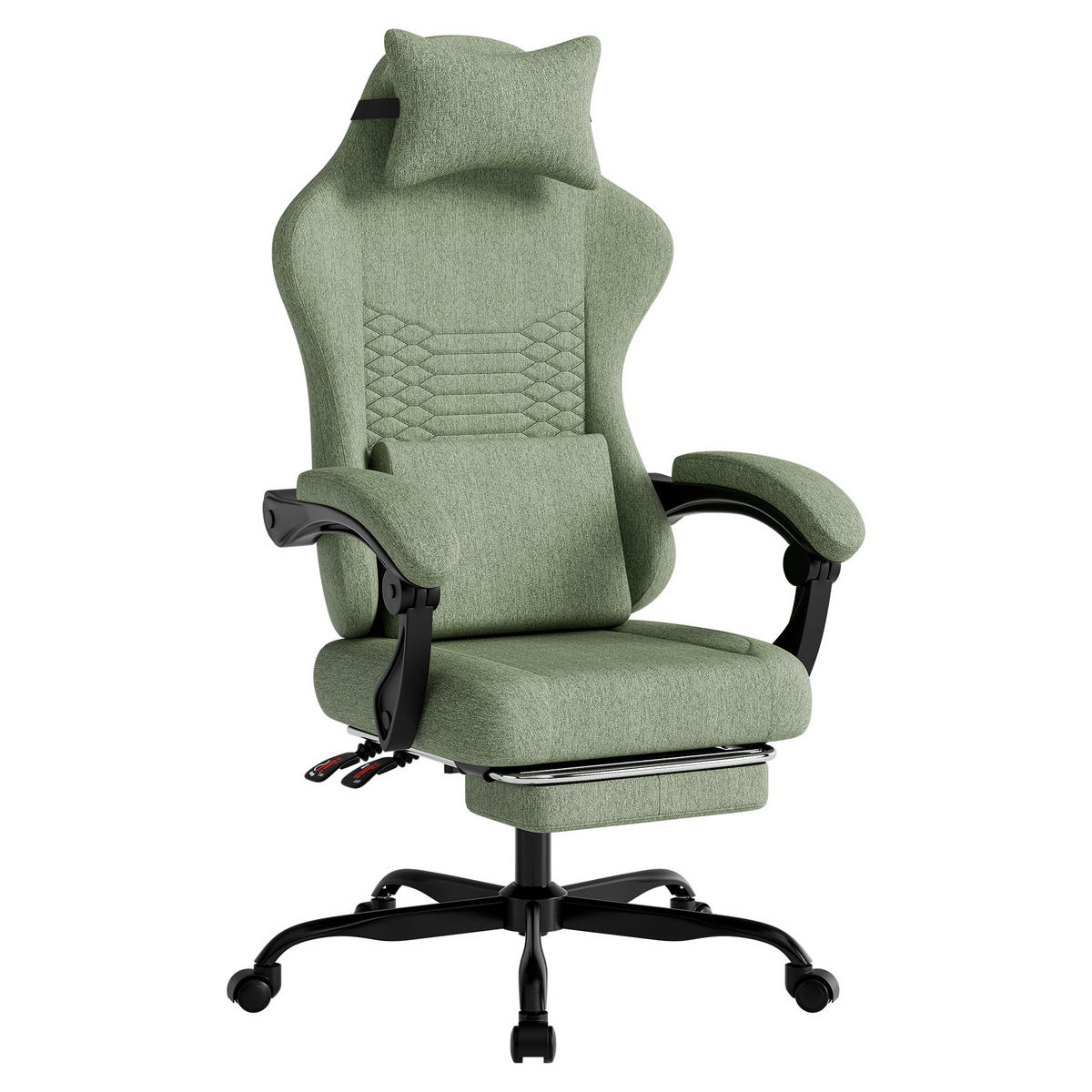 GAMINGSTUHL Grün 58,5/63/120,5 cm - Grün, Metall (58.5/120.5/63cm) - PANGIVO