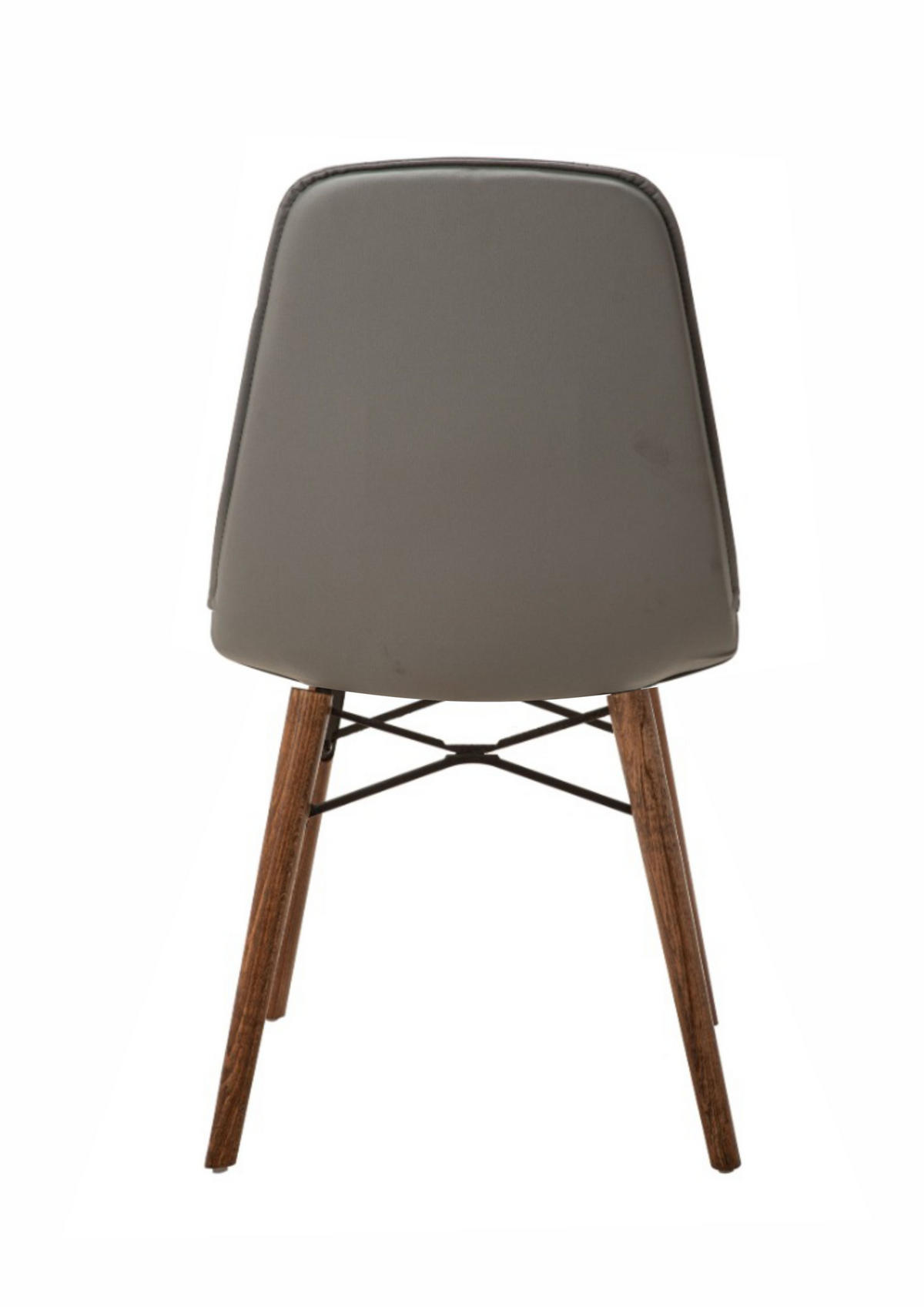 STUHL DENVER mit Metallgestell - Anthrazit, Leder (46/86/46cm) - Stuhlmann