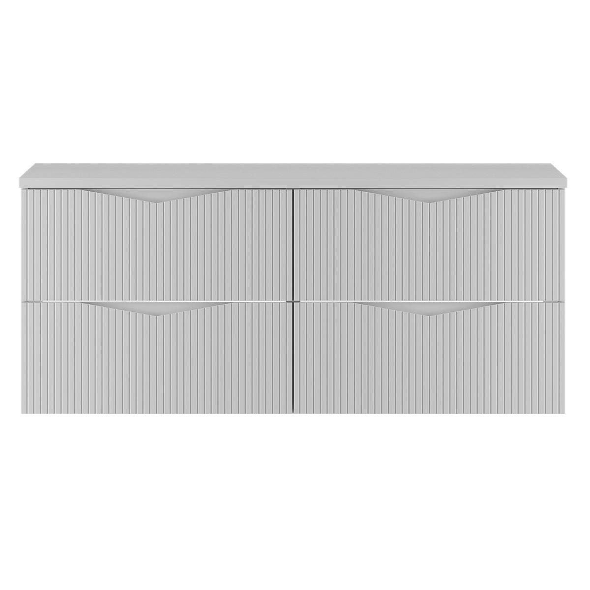SKRINKA POD UMÝVADLO 120.6cm Tao Biela - biela, kompozitné drevo (120.6/52.2/46.5cm) - Petits-meubles