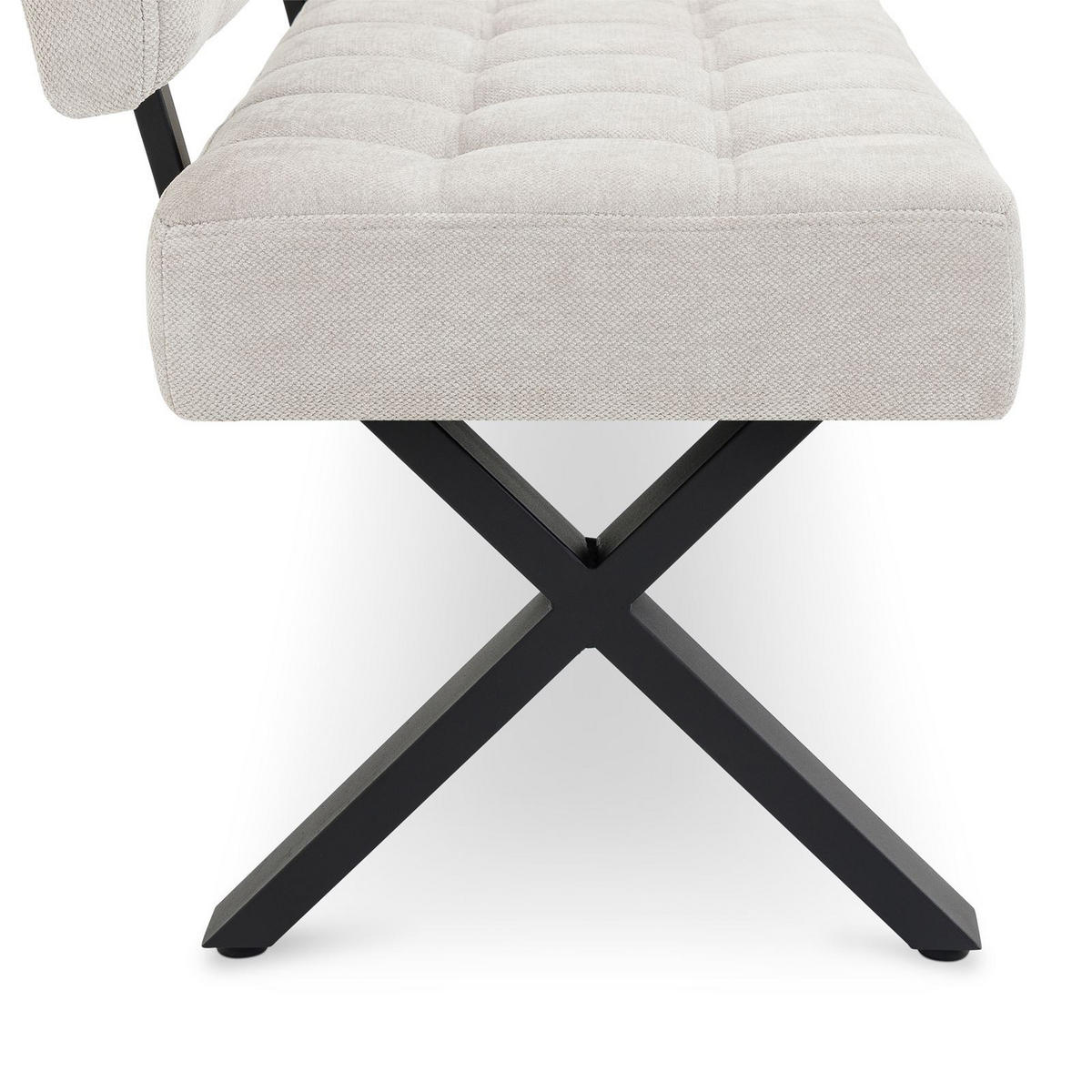 ESSZIMMERBANK LAVICA grau - Grau, Textil (140/88/60cm) - IDIMEX