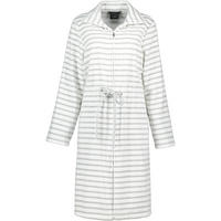 BADEMANTEL DAMEN REISSVERSCHLUSS BRETON 6597 SILBER - 76 - Grau, Textil (Snull) - Cawoe